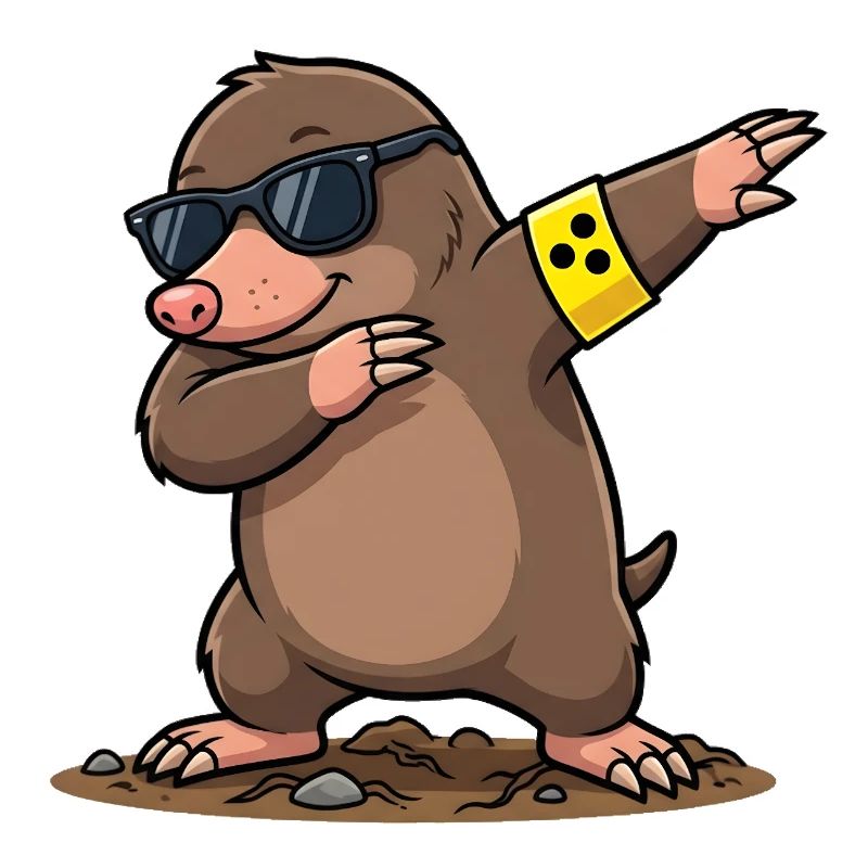 Dabbing Mole