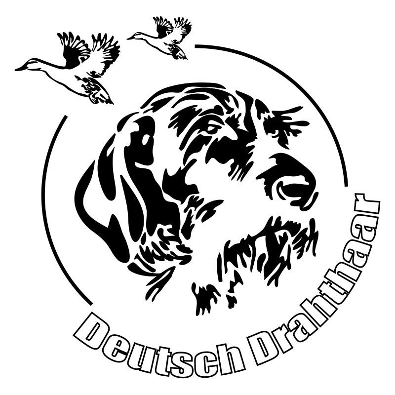 Allemand Wirehaired Pointer chien de chasse chien de chasse Wilsigns