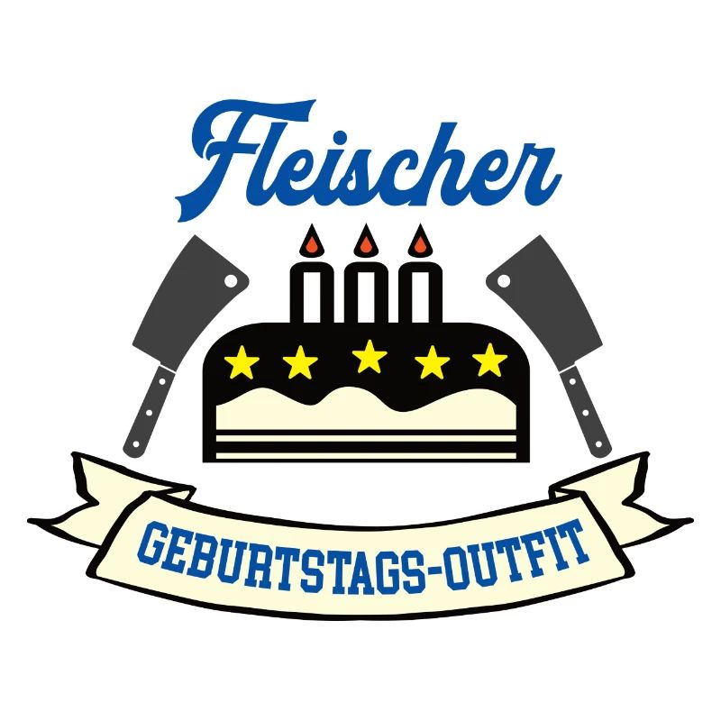 Geburtstag Fleischer Fleischerei Schlachter Azubi