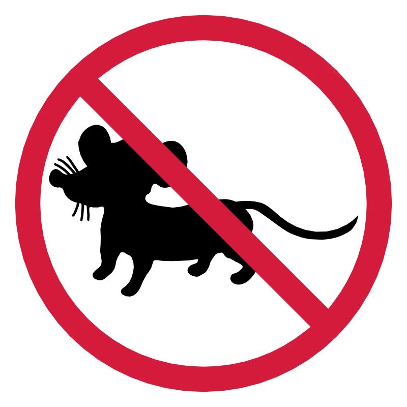 forbidden shield zone no mouse symbol maeuschen s