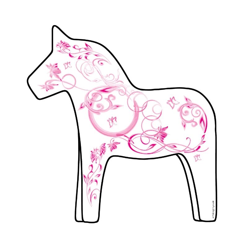 Dala Pferd Pink