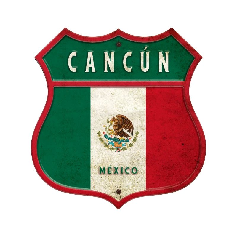 Cancún Mexiko Wappen Design