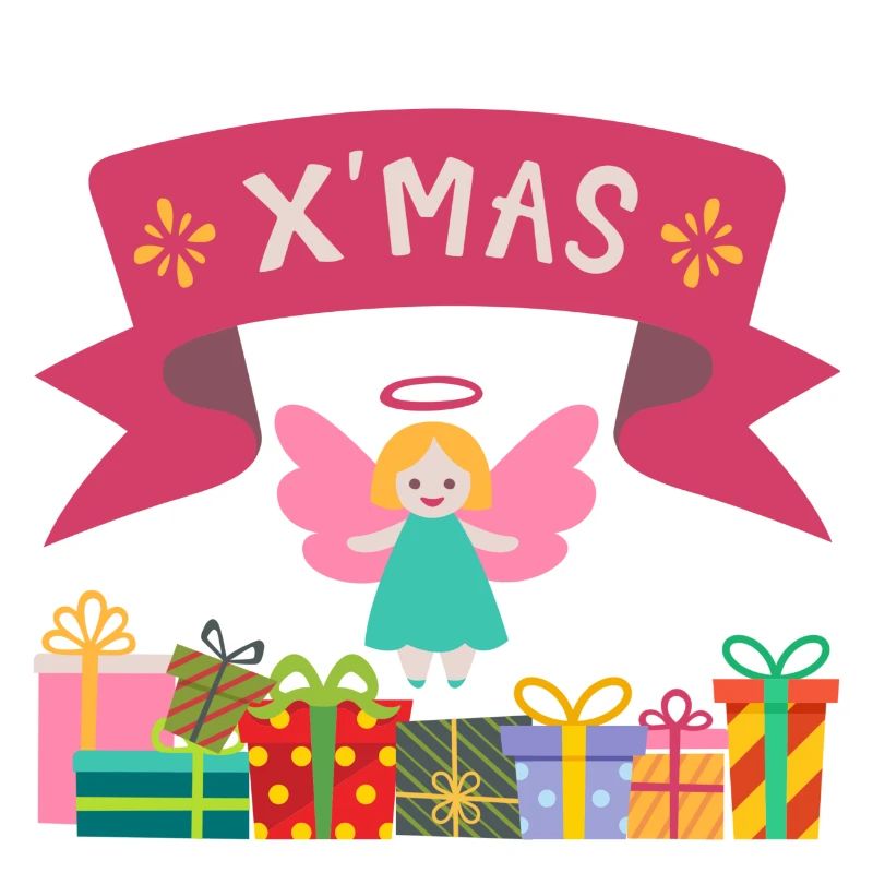 XMAS Engel mit Geschenken