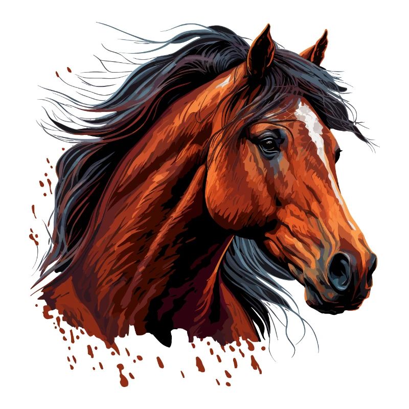 Visage de cheval