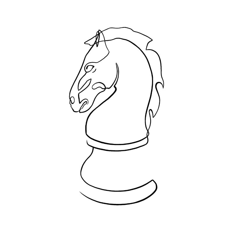 Jeu d’échecs cheval