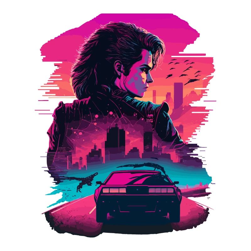 Retro Racing Mädchen