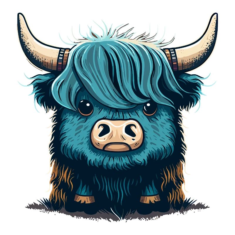 mignon, yak, illustration