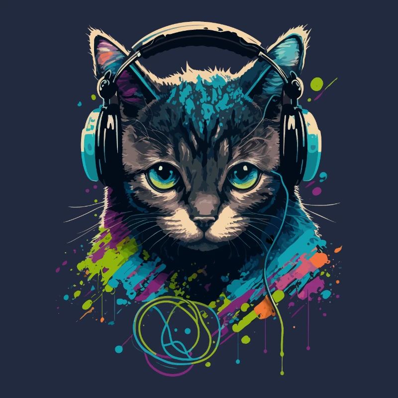 Cat and Music Lover