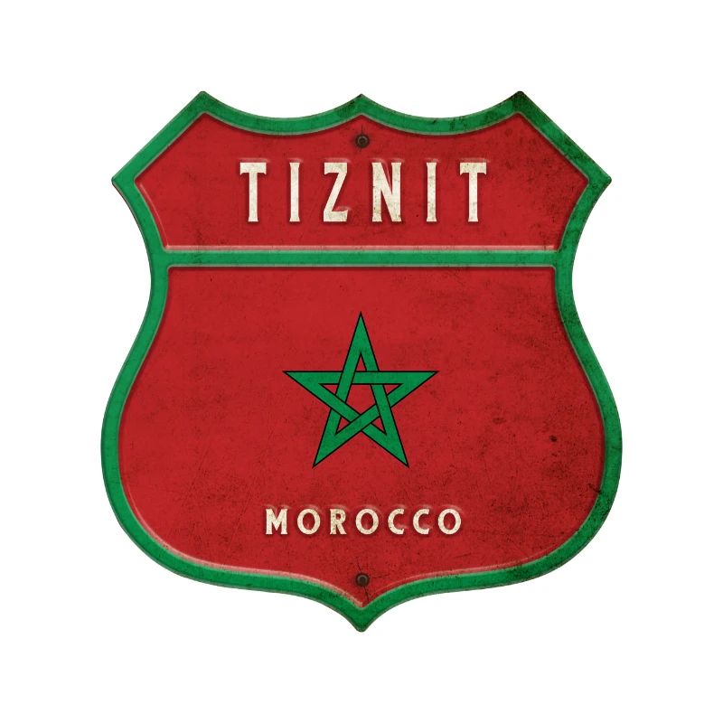 Design du drapeau marocain de Tiznit