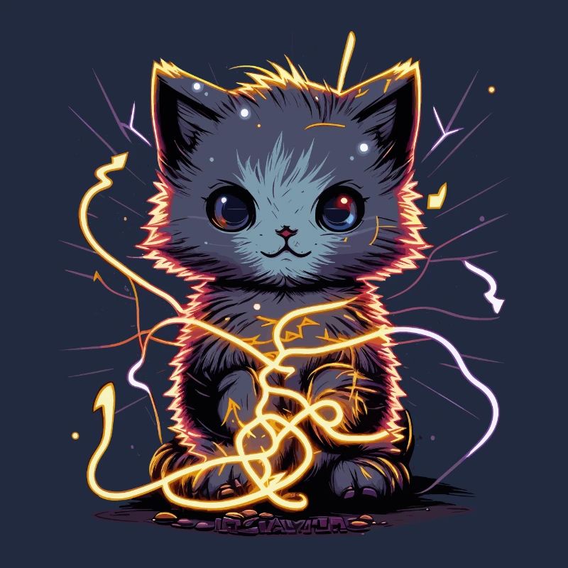 Chat choquant adorable