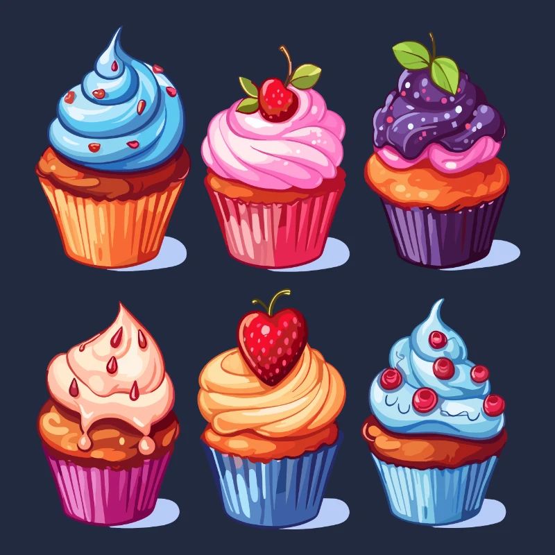 Cupcakes Cupcake Süßigkeiten Backwaren