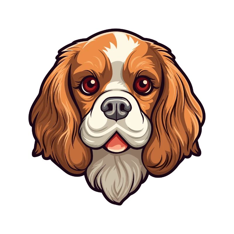 Cavalier King Charles Spaniel Hunderasse Cartoon Ka