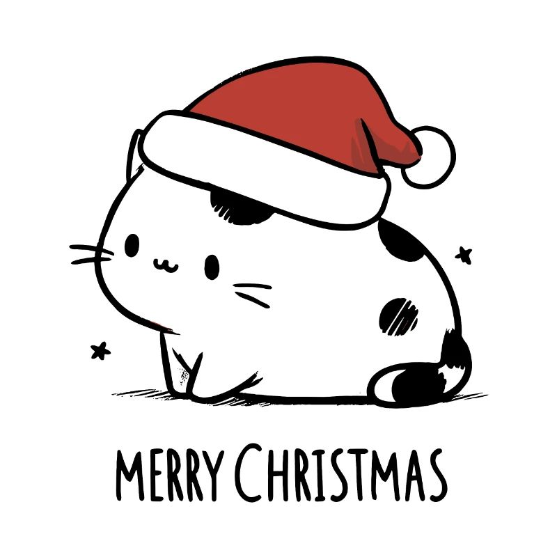 Christmas Cat - Winter Tenderness