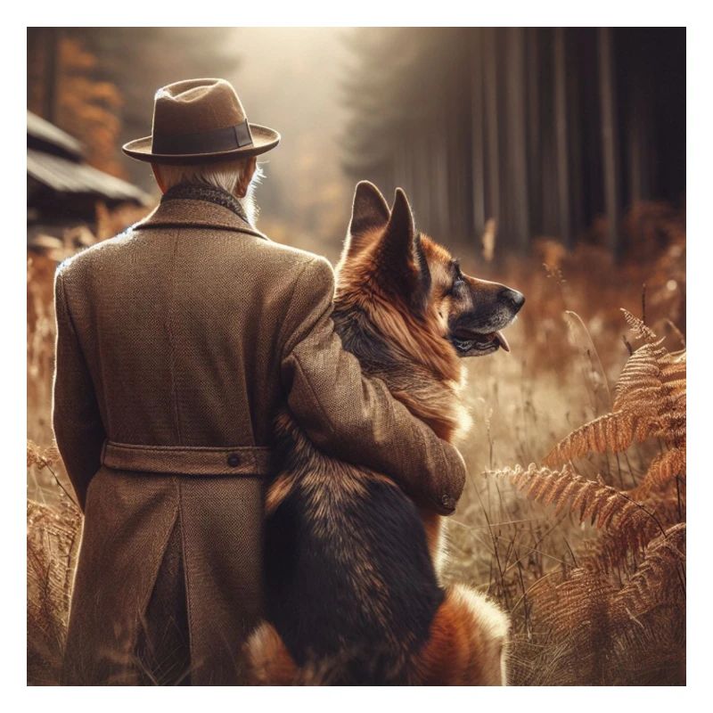 Deutscher Schäferhund Kunst