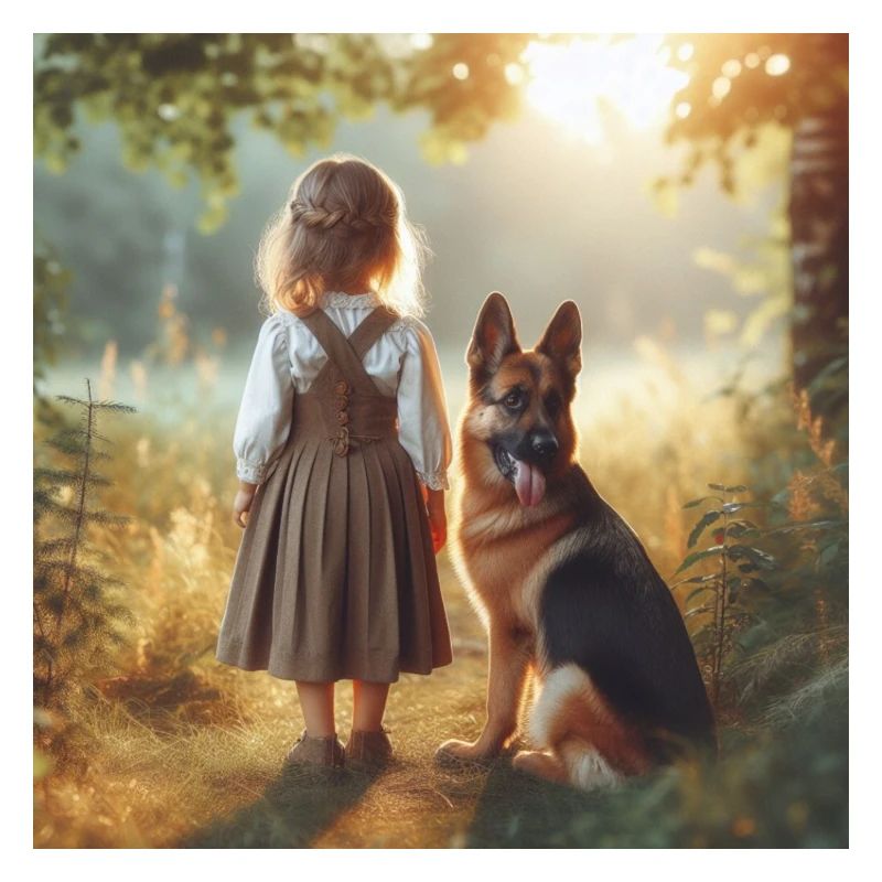 German Shepherd Art