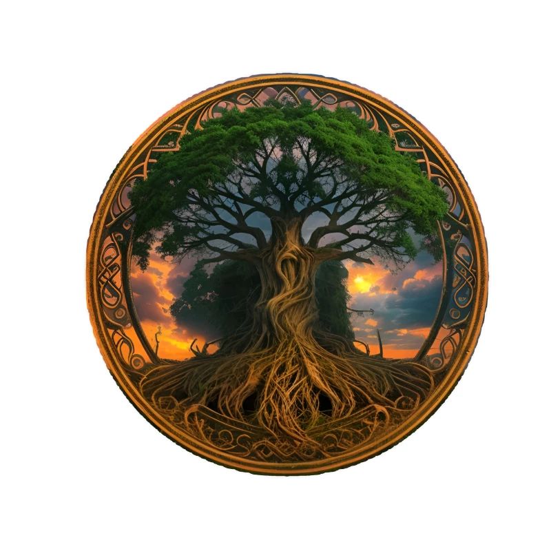 Baum des Lebens ,Lebensbaum,Licht,gold