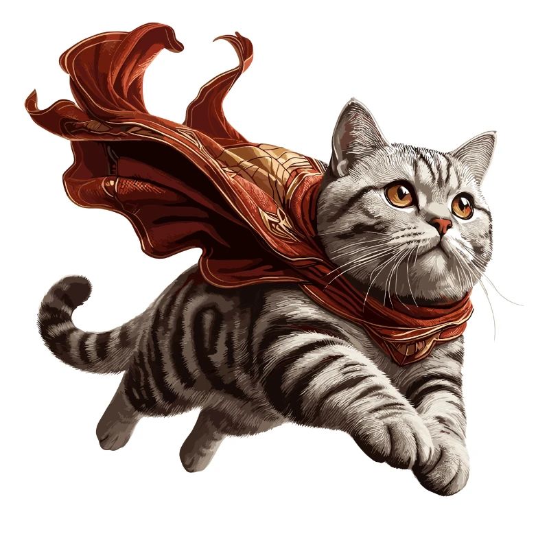 Super Katze Britisch Kurzhaar BKH getigert