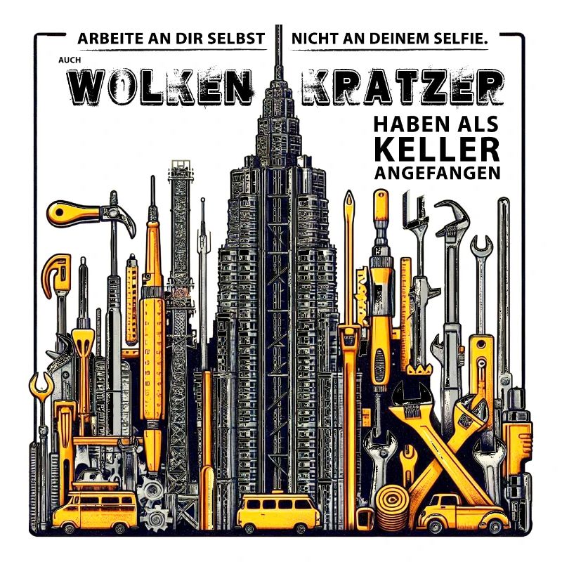 Auch Wolkenkratzer haben als Keller angefangen