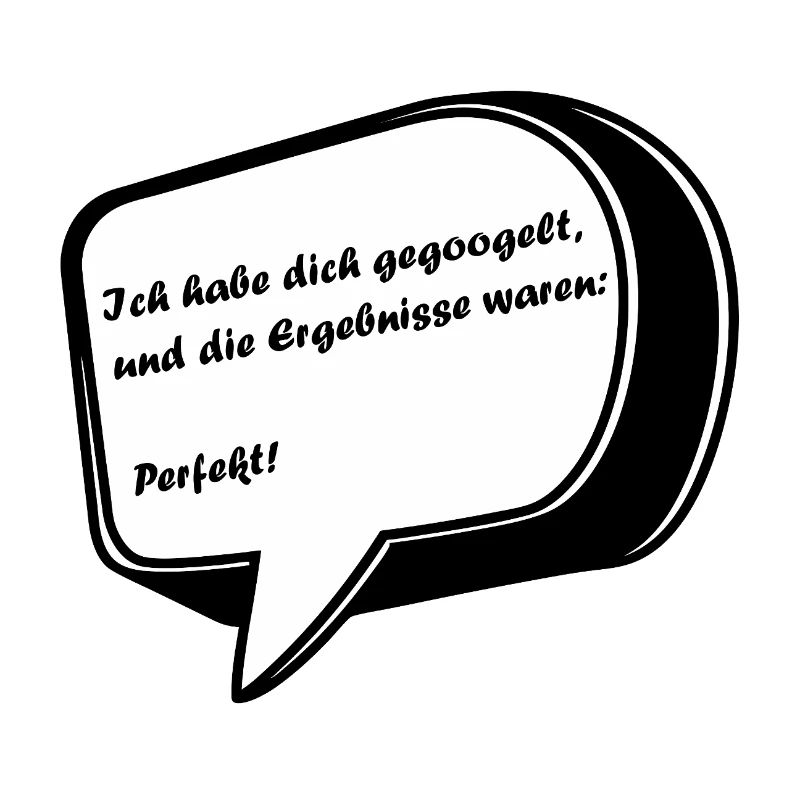 Valentinstag Spruch in einer Sprechblase