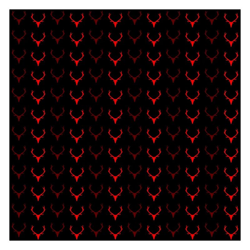 Antler Pattern Red