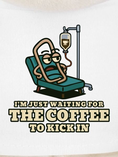 Coffee kick: Waiting patient