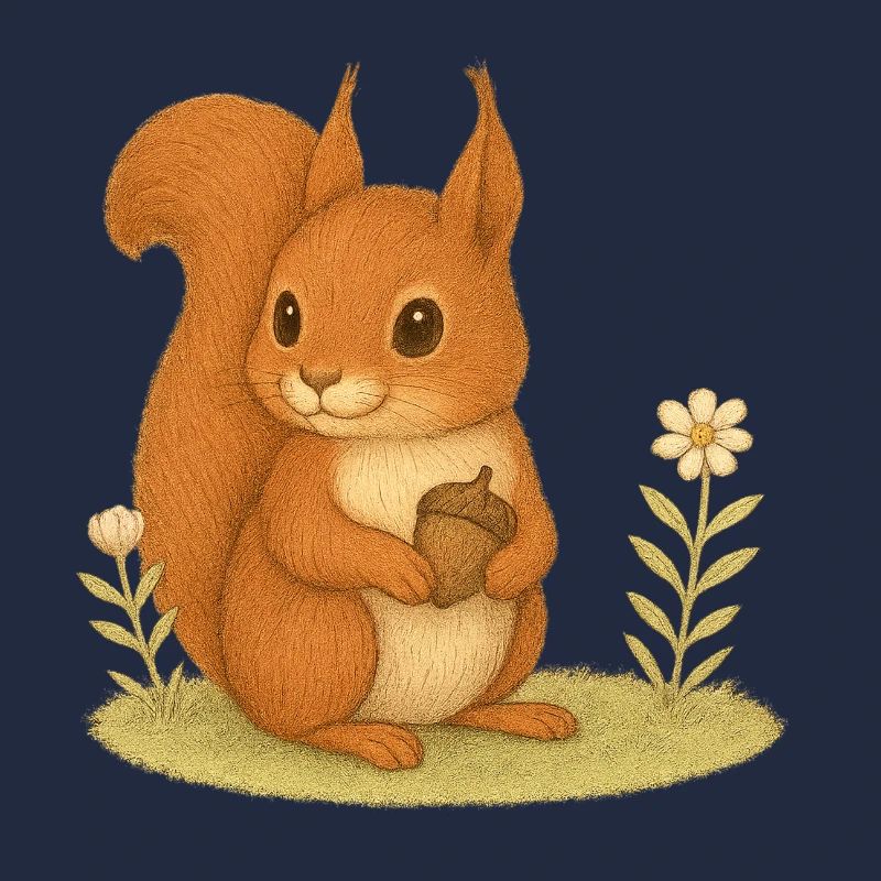Nordischer Wald - Eichhörnchen