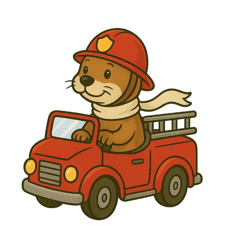 Conception du camion de pompiers Otter
