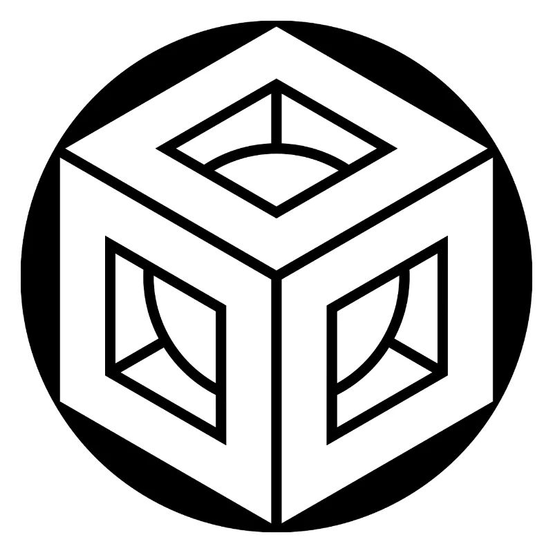 Design du crop circle cube de Metatron