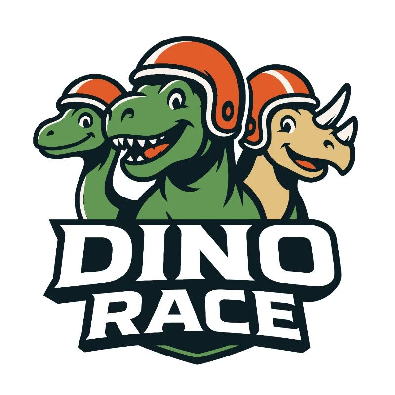 Logo Course de Dinosaure DinoRace