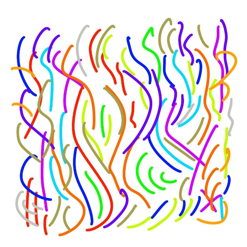 La couleur coule sur le néant