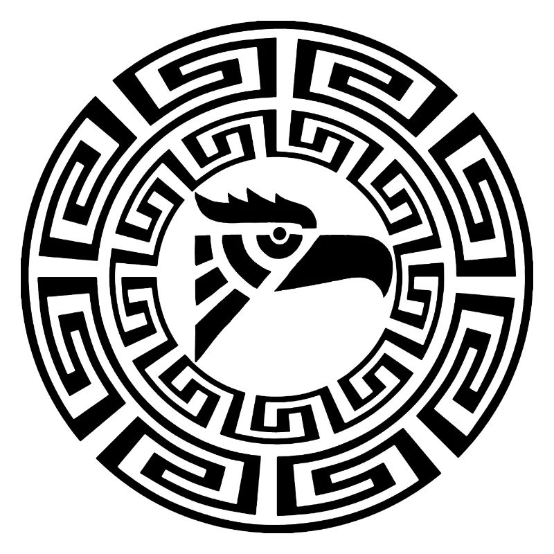 Emblème de l'aigle noir
