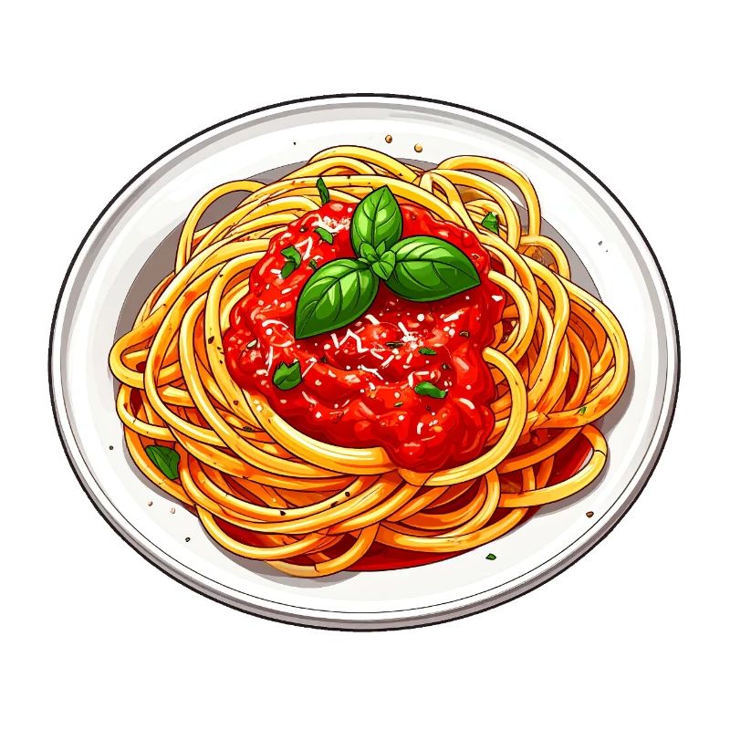 Pâtes à la sauce tomate