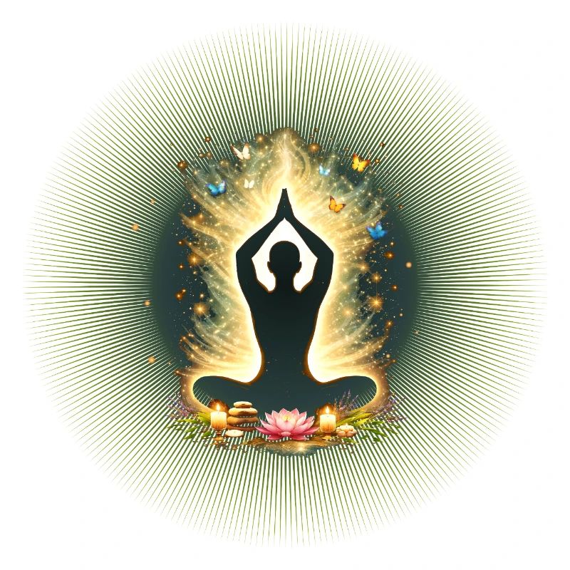 Conception de Mandala Énergétique de la Conscience de la Méditation