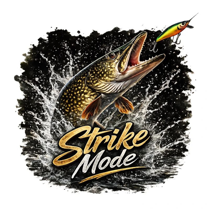 Strike Mode Pike – Predator Angelshirt