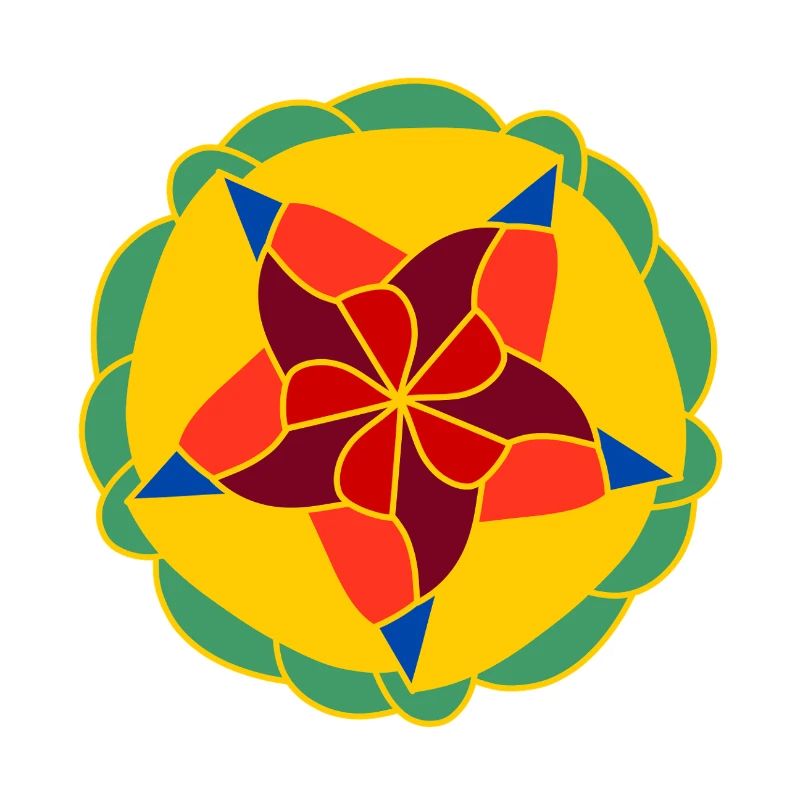 Geometrisch Helles Mandala