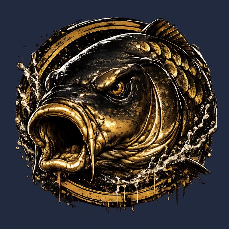 Savage Mirror Carp Angel Artwork Design
