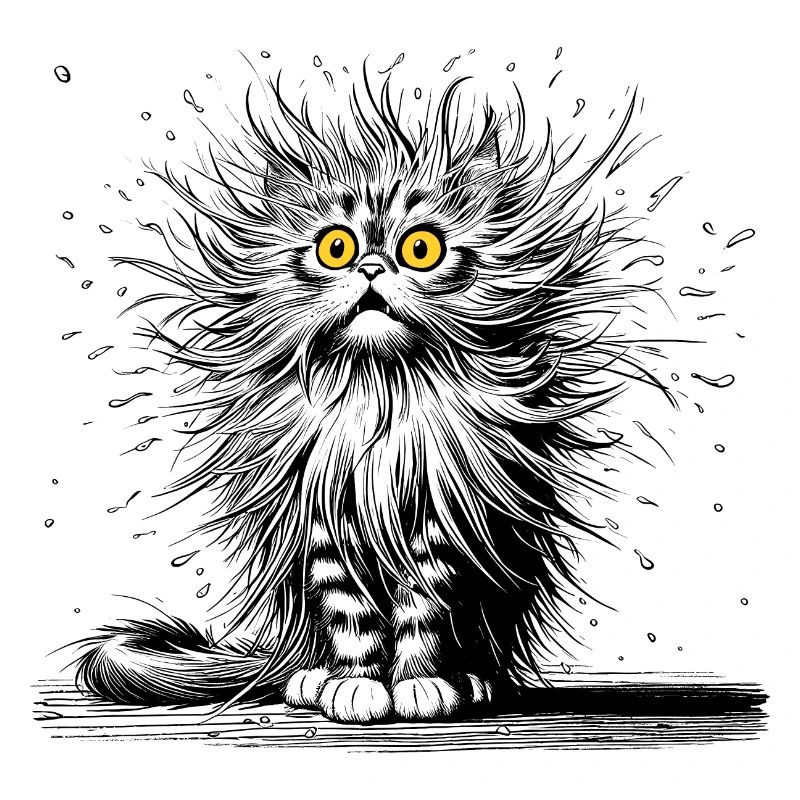 lustige Katze
