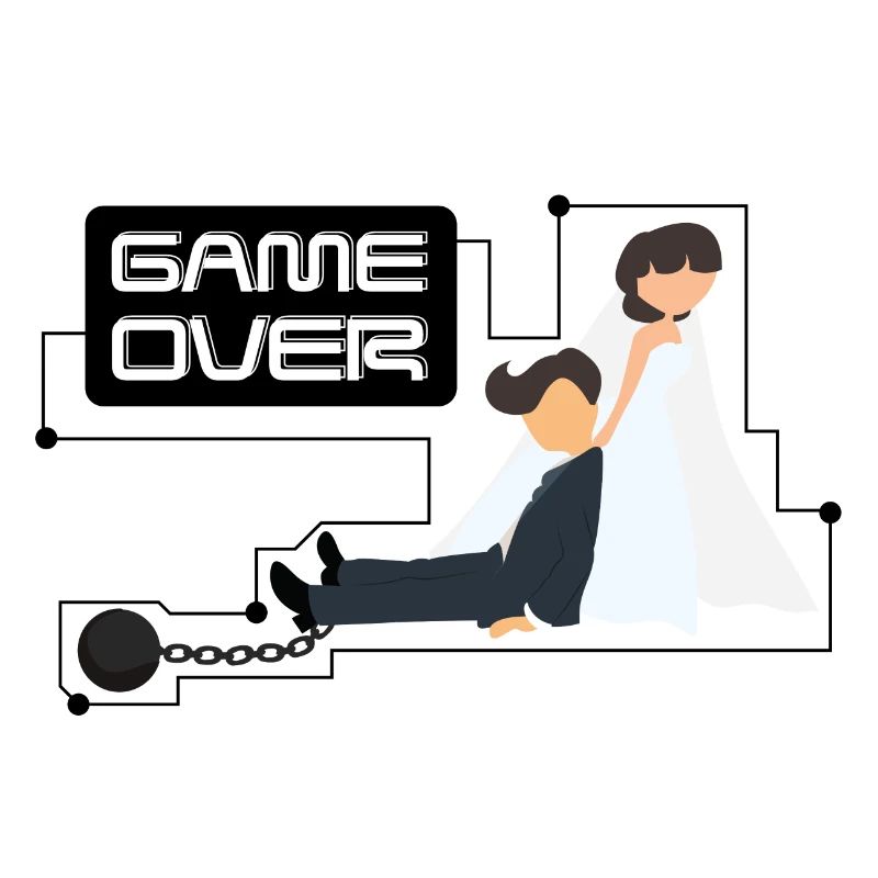 Junggesellenabschied Bachelor Game Over