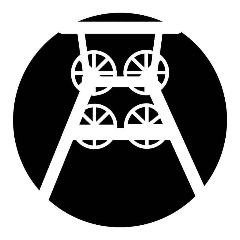 Ruhrpott Zeche Förderturm (b)
