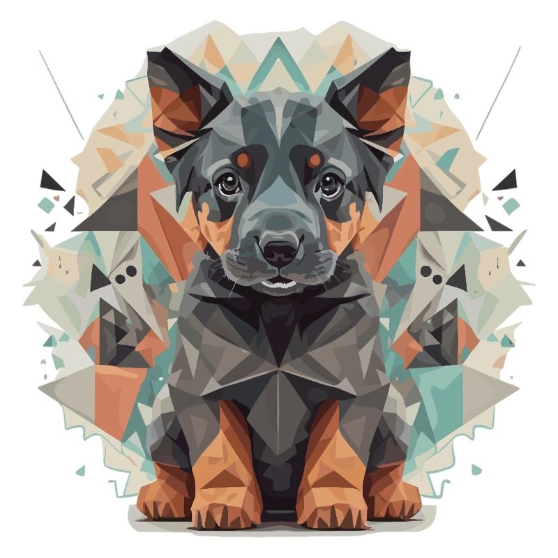 Polygon Shepherd Dog