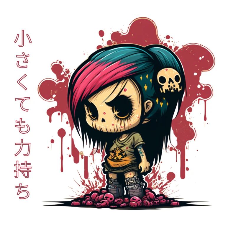 Anime Chibi Urban Graffiti | Klein aber oho