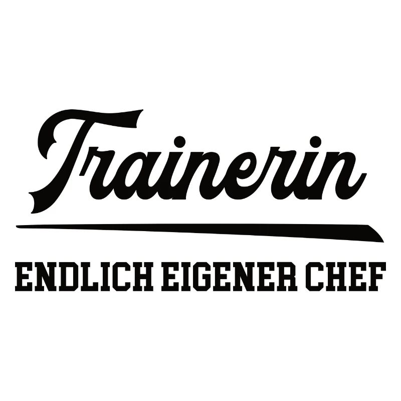 Trainerin wird Chef Selbstständigkeit Chefin