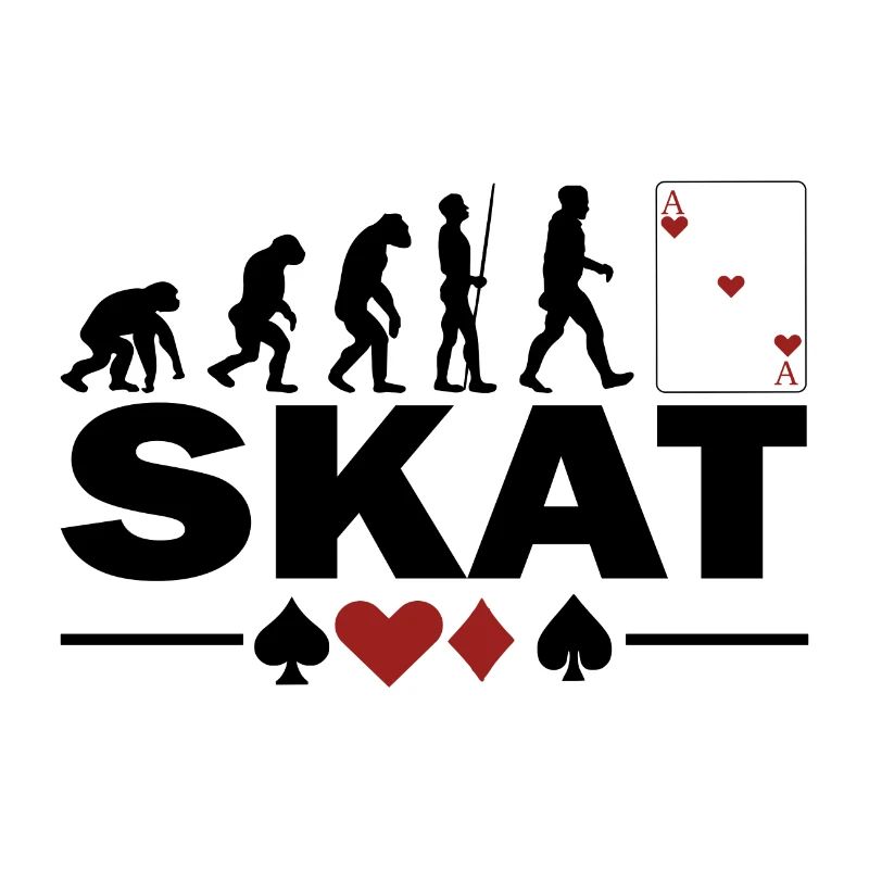 Jeu de cartes Skat Evolution Funny pour les joueurs de skat