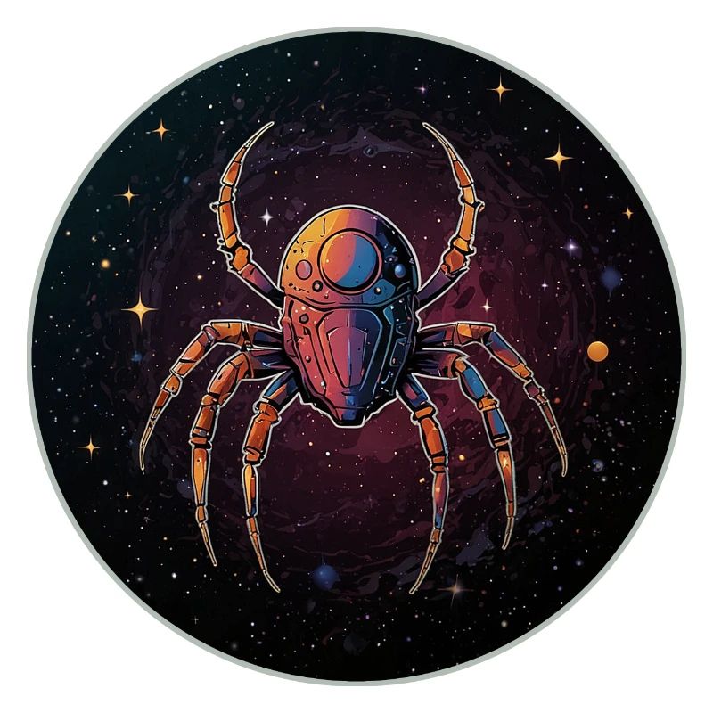 Space spider in space in orbit