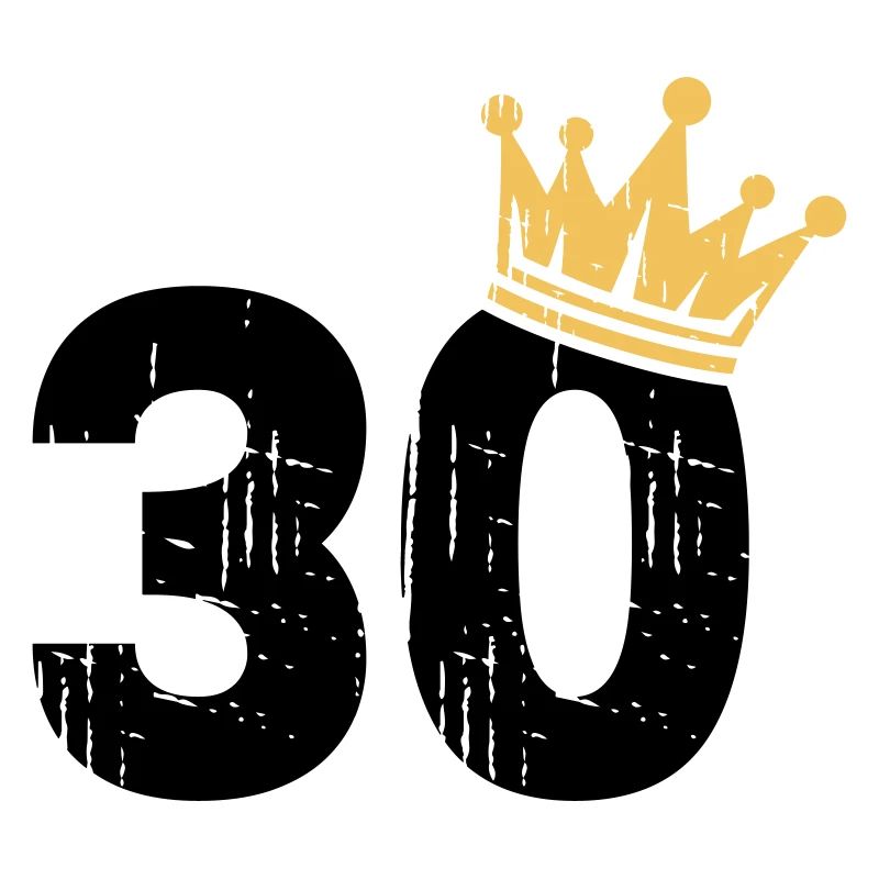 30 Corona 30 ° compleanno 30 anni