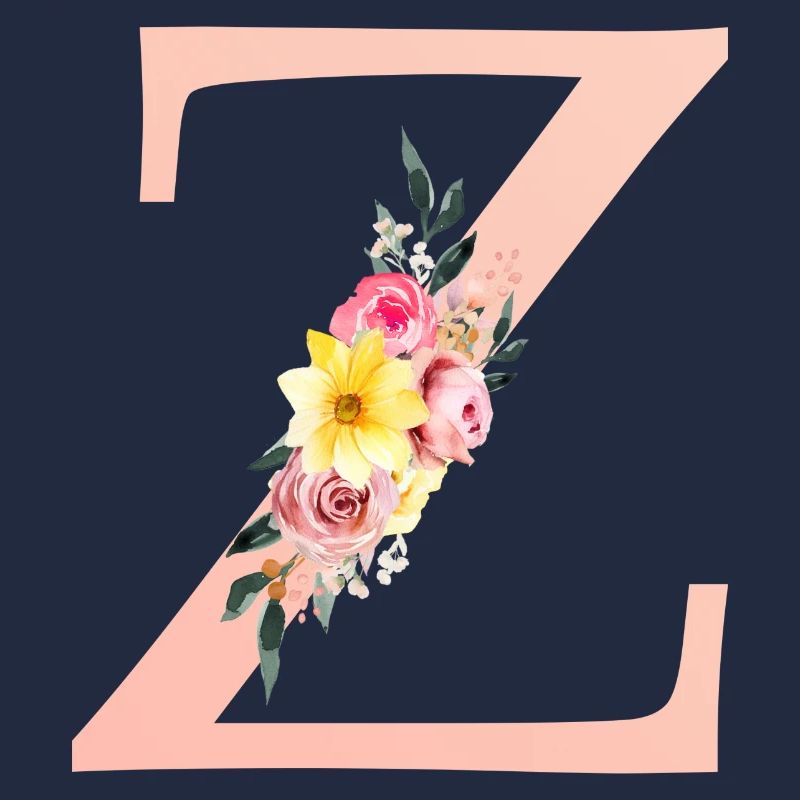 Z Monogramm Floral