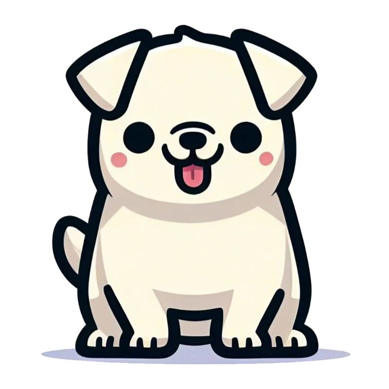 Cute pug dog