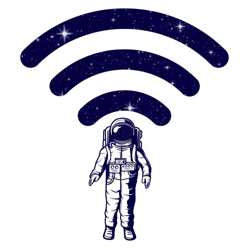 Astronaut wifi area