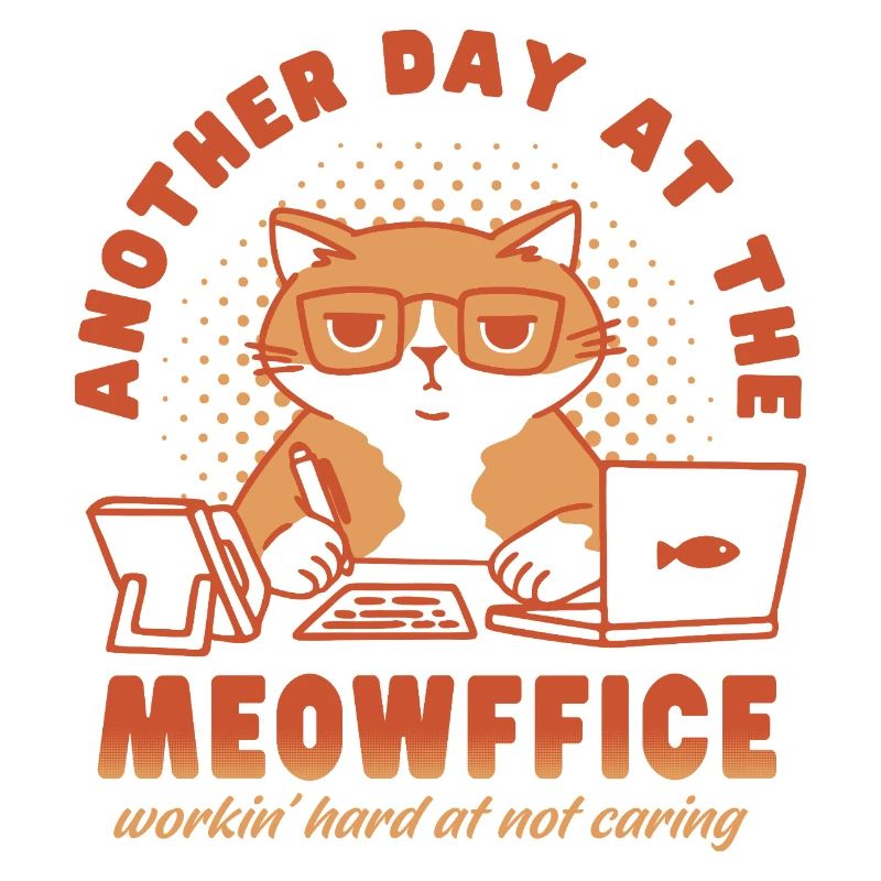 Ein weiterer Tag im Meowffice