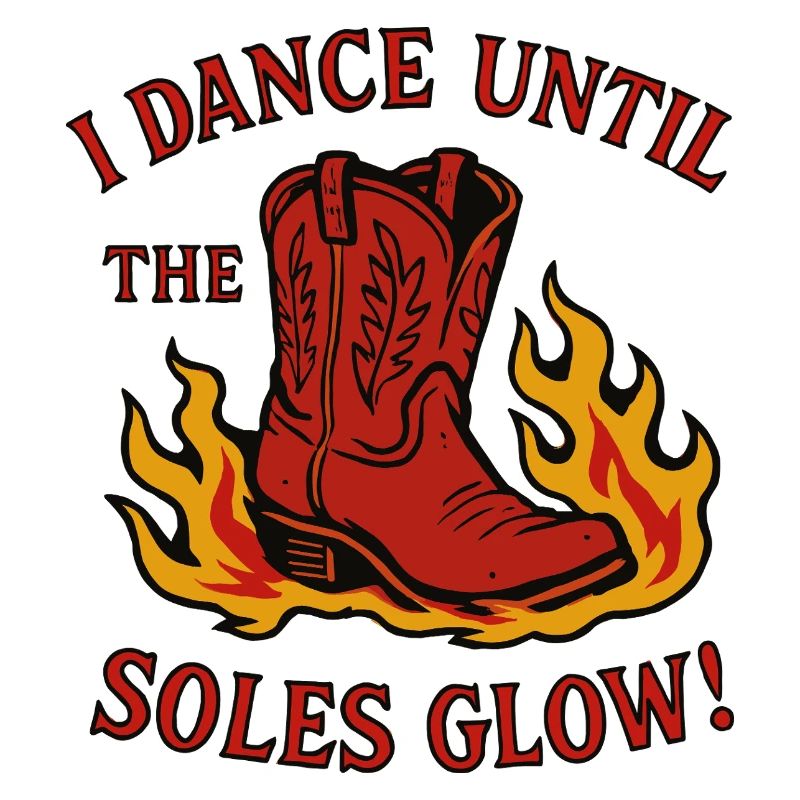I dance until the soles glow